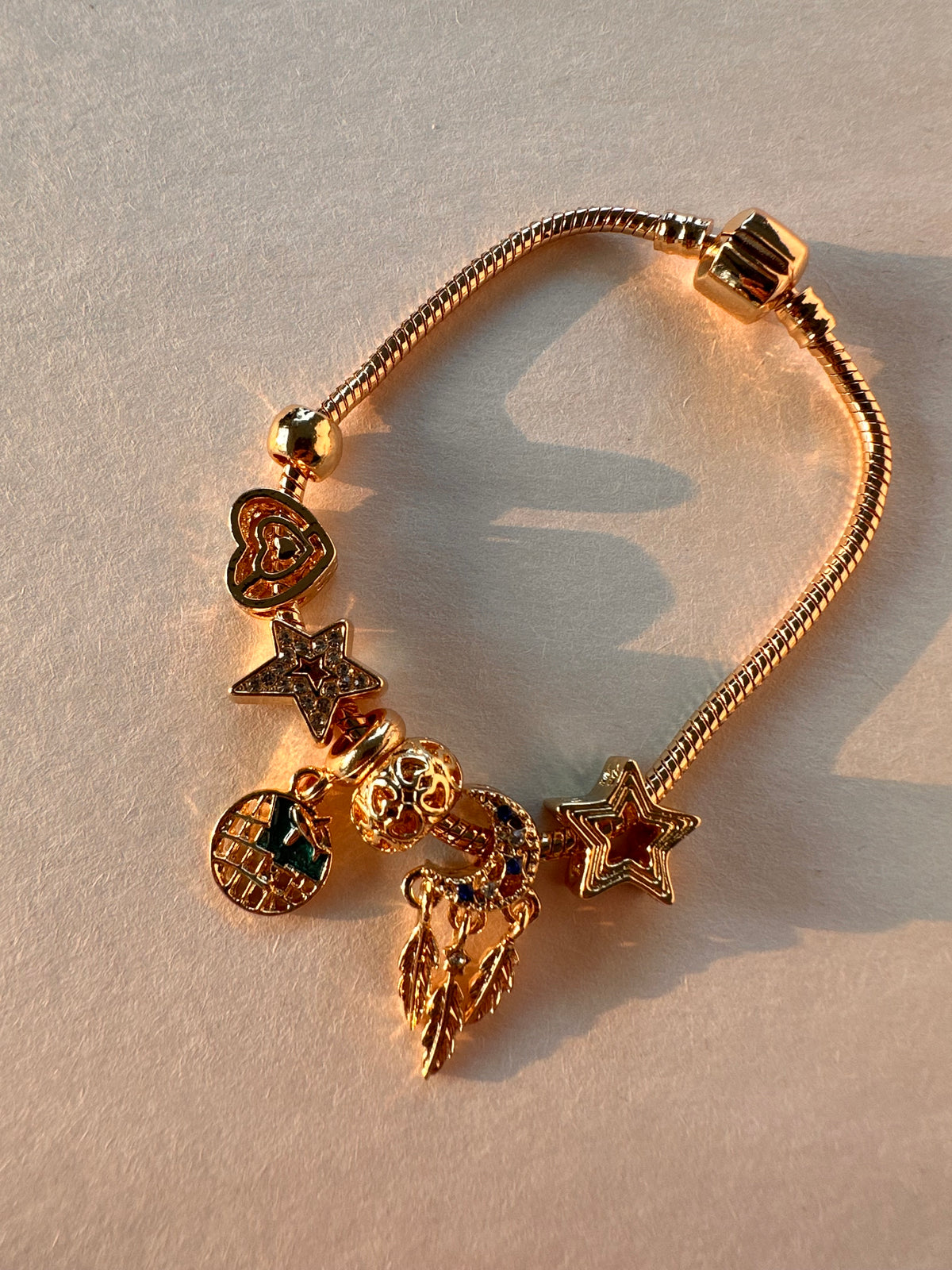 Minimalist Moon Tassel Series Charm Bracelet