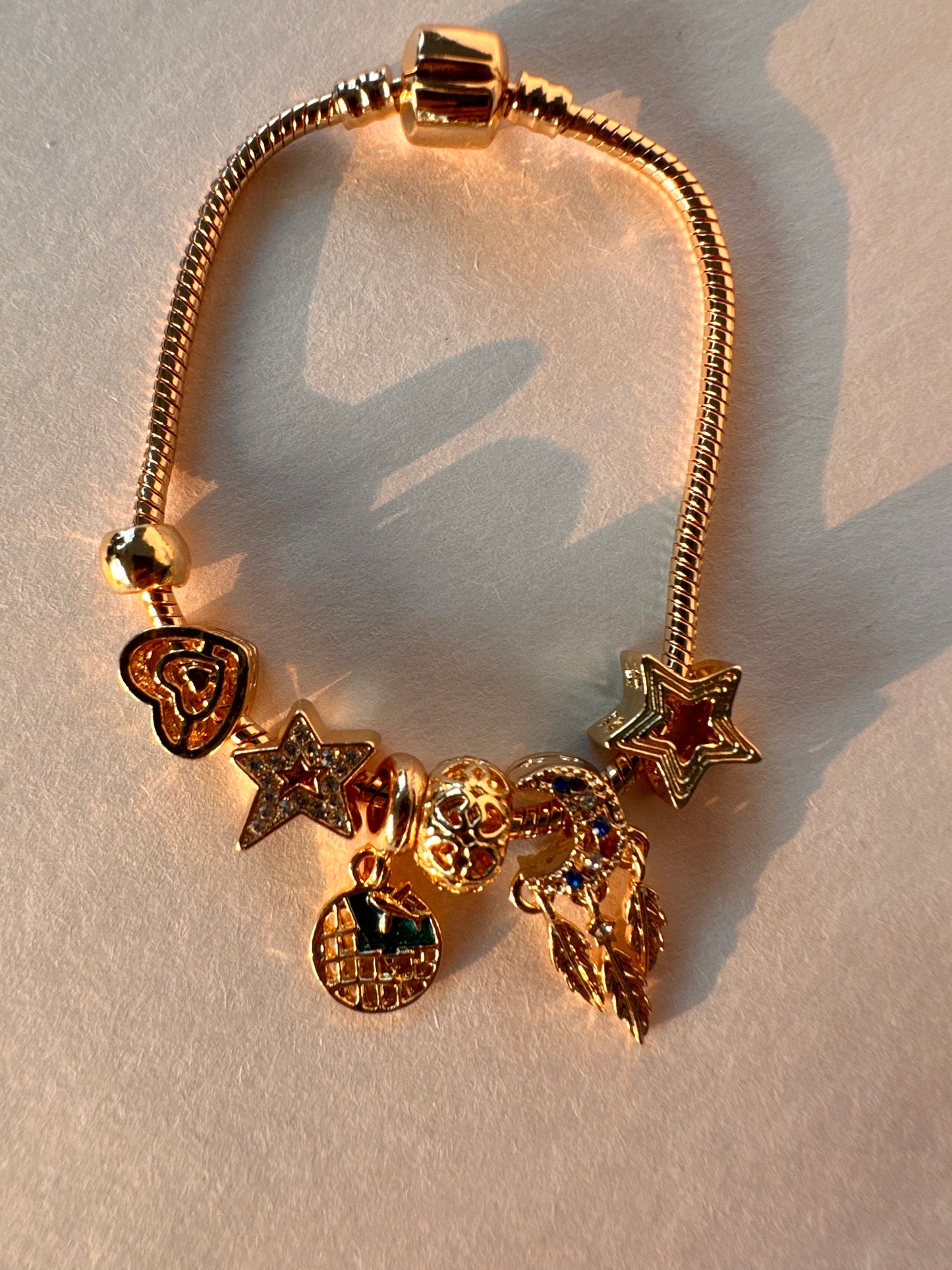 Minimalist Moon Tassel Series Charm Bracelet