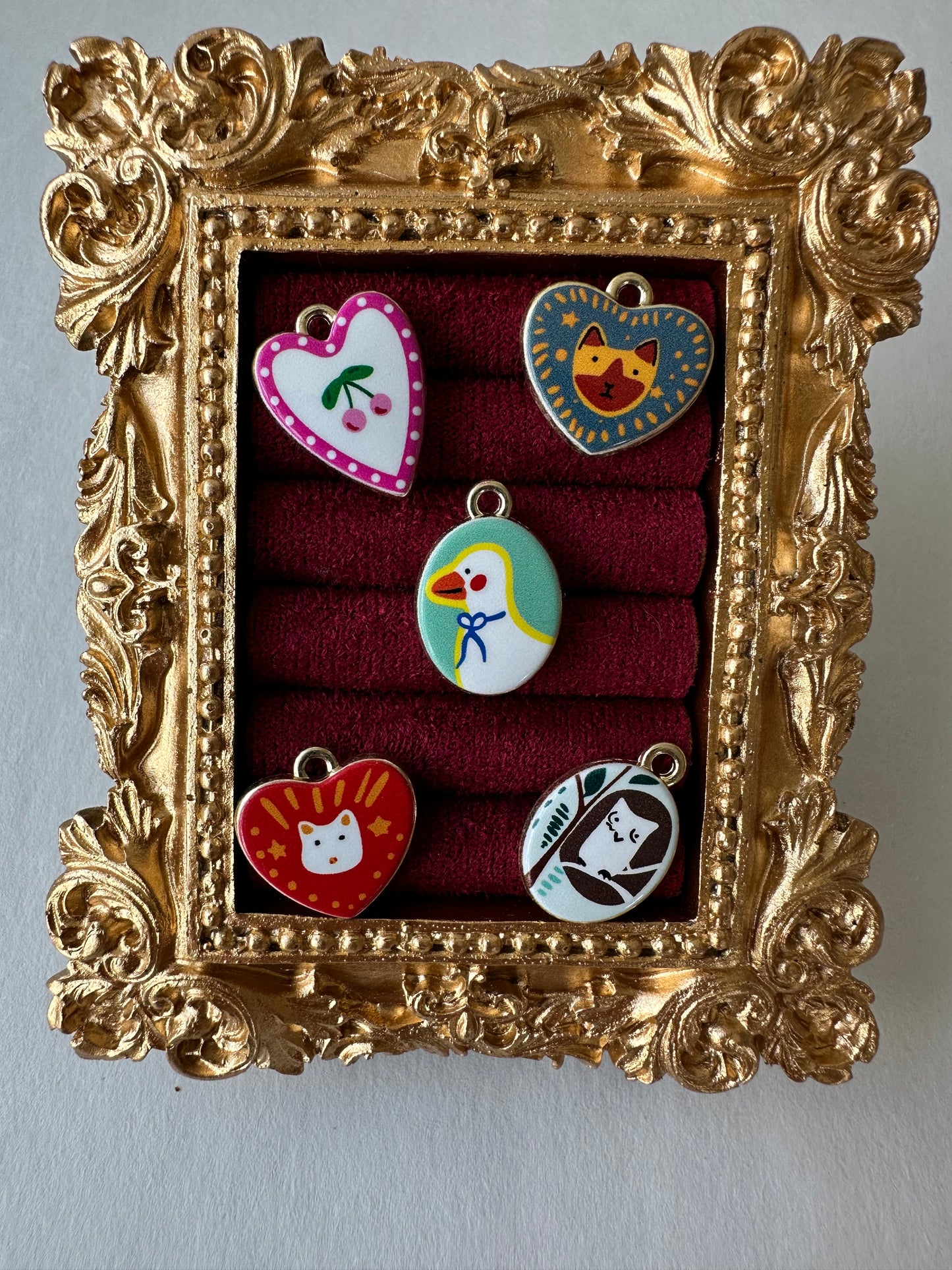 Custom Mix-and-Match Whimsical Enamel Charm Bar Necklace