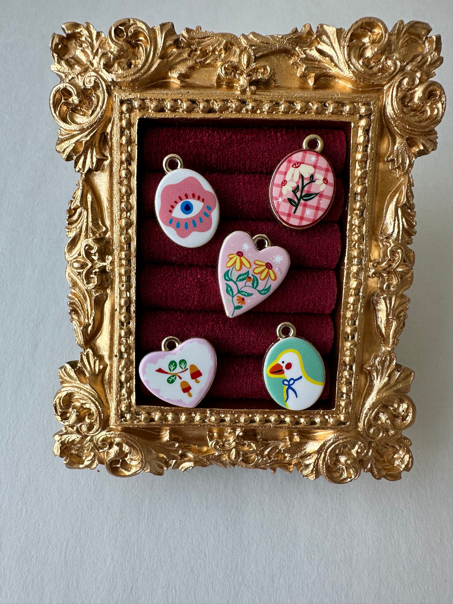 Custom Mix-and-Match Whimsical Enamel Charm Bar Necklace