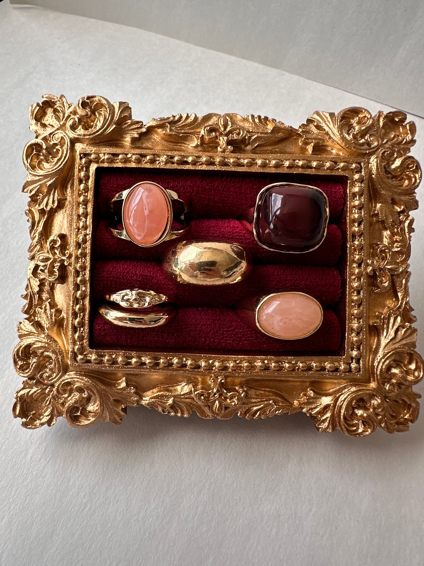 Antique 5 piece Ring set