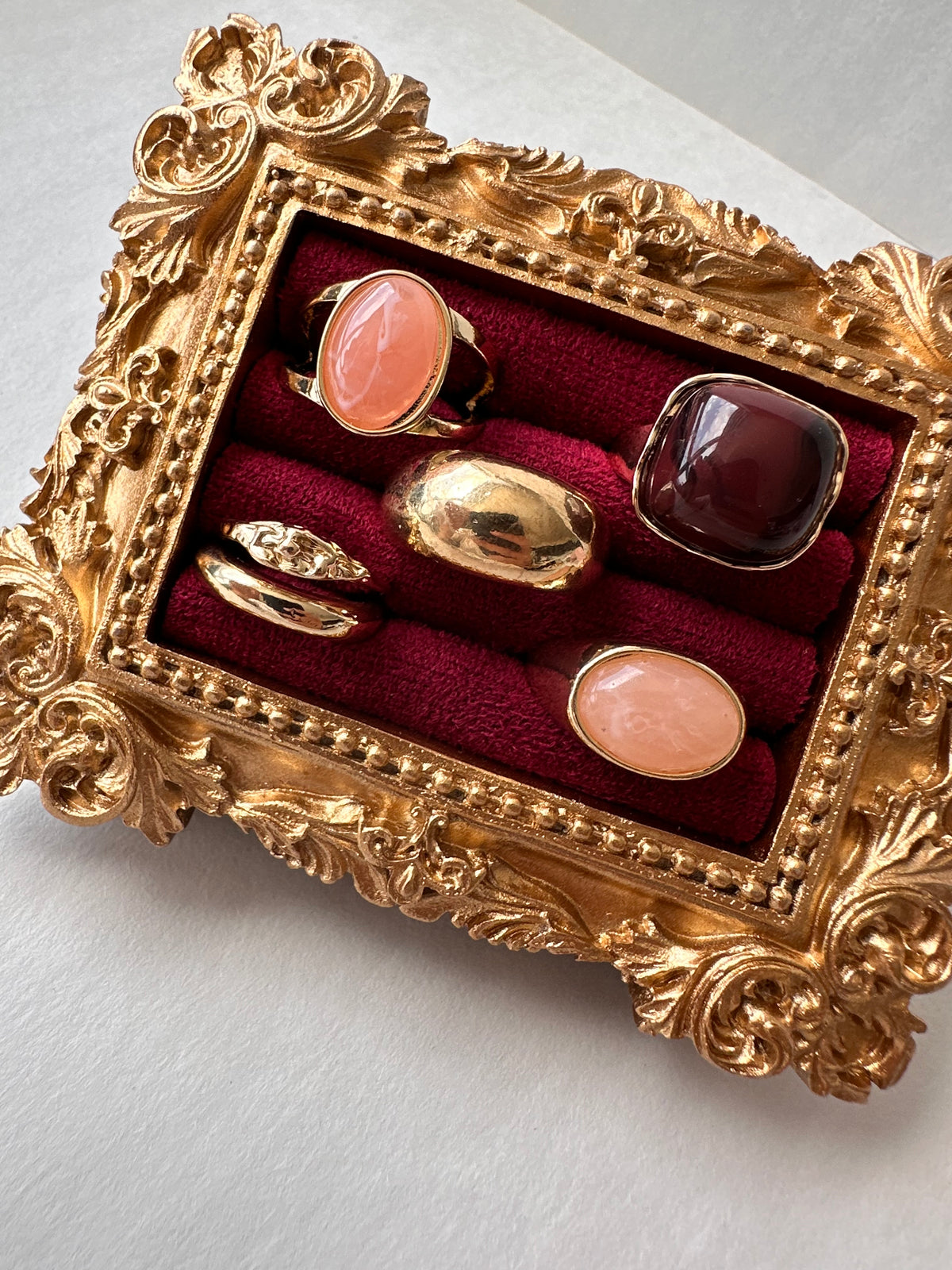 Antique 5 piece Ring set